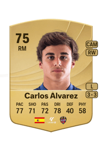 Carlos Álvarez Common 75 OVR