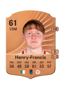 Jack Henry-Francis Rare 61 OVR