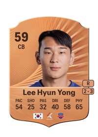Lee Hyun Yong Rare 59 OVR