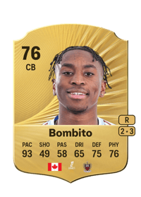 Moïse Bombito Rare 76 OVR
