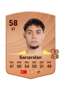 Talha Sarıarslan Common 58 OVR