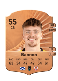 Alex Bannon Rare 55 OVR