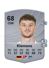 Pascal Klemens Common 68 OVR