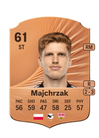 Jordan Majchrzak Rare 61 OVR