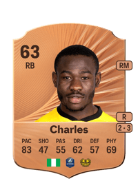 Uba Charles Rare 63 OVR