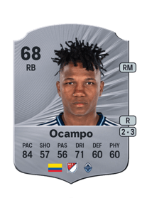 Edier Ocampo Rare 68 OVR