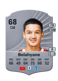 Reda Belahyane Rare 68 OVR