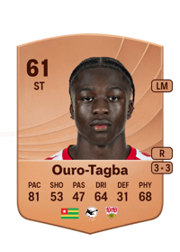 Mansour Ouro-Tagba Common 61 OVR