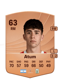 Axel Atum Common 63 OVR