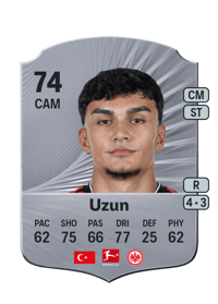 Can Uzun Rare 74 OVR