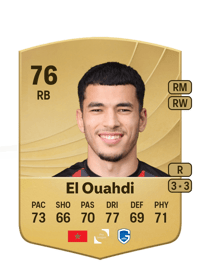 Zakaria El Ouahdi Common 76 OVR