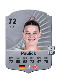 Lea Paulick Rare 72 OVR