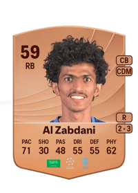 Hussain Al Zabdani Common 59 OVR