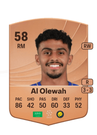 Abdulaziz Al Olewah Common 58 OVR