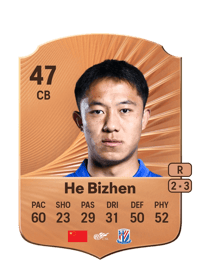 He Bizhen Rare 47 OVR