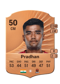 Ashis Pradhan Rare 50 OVR