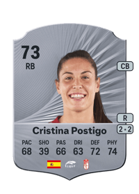 Cristina Postigo Rare 73 OVR
