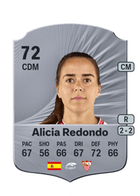 Alicia Redondo Rare 72 OVR
