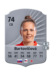 Diana Bartovičová Rare 74 OVR