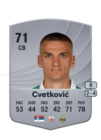 Nenad Cvetković Common 71 OVR