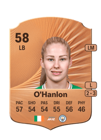 Tara O'Hanlon Rare 58 OVR