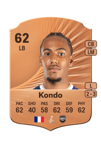 Geoffrey Kondo Rare 62 OVR
