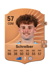 Zane Schreiber Rare 57 OVR