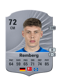 Nicolai Remberg Rare 72 OVR