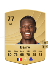 Thierno Barry Common 77 OVR