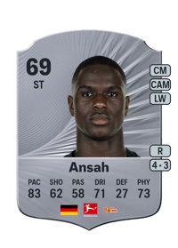 Ilyas Ansah Rare 69 OVR