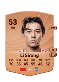 Li Sirong Common 53 OVR
