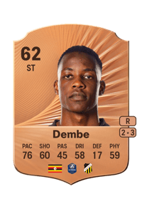 John Paul Dembe Rare 62 OVR