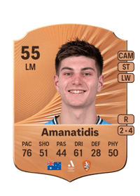 Nathan Amanatidis Rare 55 OVR