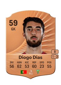 Diogo Dias Rare 59 OVR