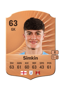 Tommy Simkin Rare 63 OVR