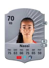 Jade Nassi Rare 70 OVR