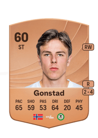 Julian Bakkeli Gonstad Common 60 OVR