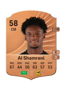 Farha Al Shamrani Rare 58 OVR