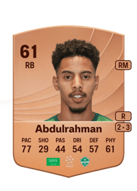 Mohammed Abdulrahman Common 61 OVR