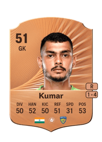 Prateek Kumar Rare 51 OVR