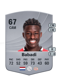 Isaac Babadi Common 67 OVR