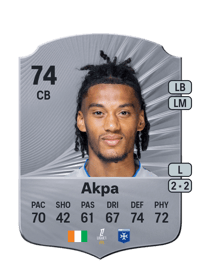 Clément Akpa Rare 74 OVR