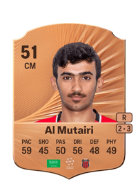 Bader Al Mutairi Rare 51 OVR