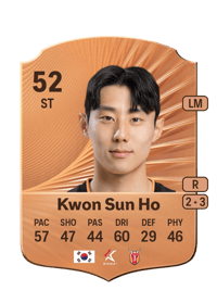 Kwon Sun Ho Rare 52 OVR
