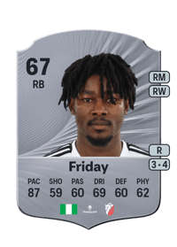 Adams Friday Rare 67 OVR