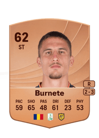 Rares Burnete Common 62 OVR