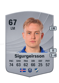 Ísak Andri Sigurgeirsson Common 67 OVR