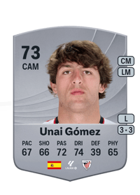 Unai Gómez Common 73 OVR