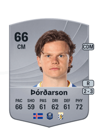 Kolbeinn Þórðarson Common 66 OVR