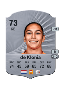 Daliyah de Klonia Rare 73 OVR